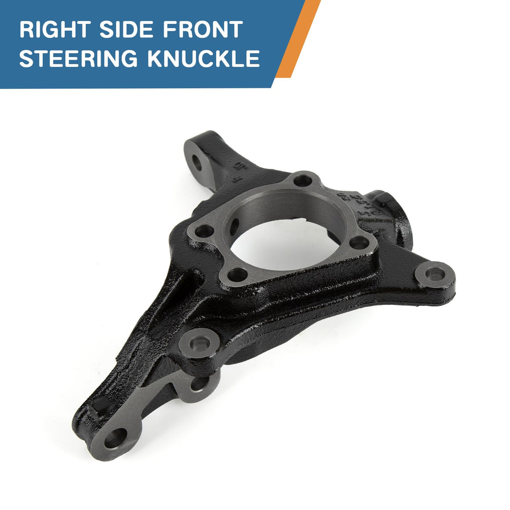 Baxzl front steering knuckle closeup, engineered precision