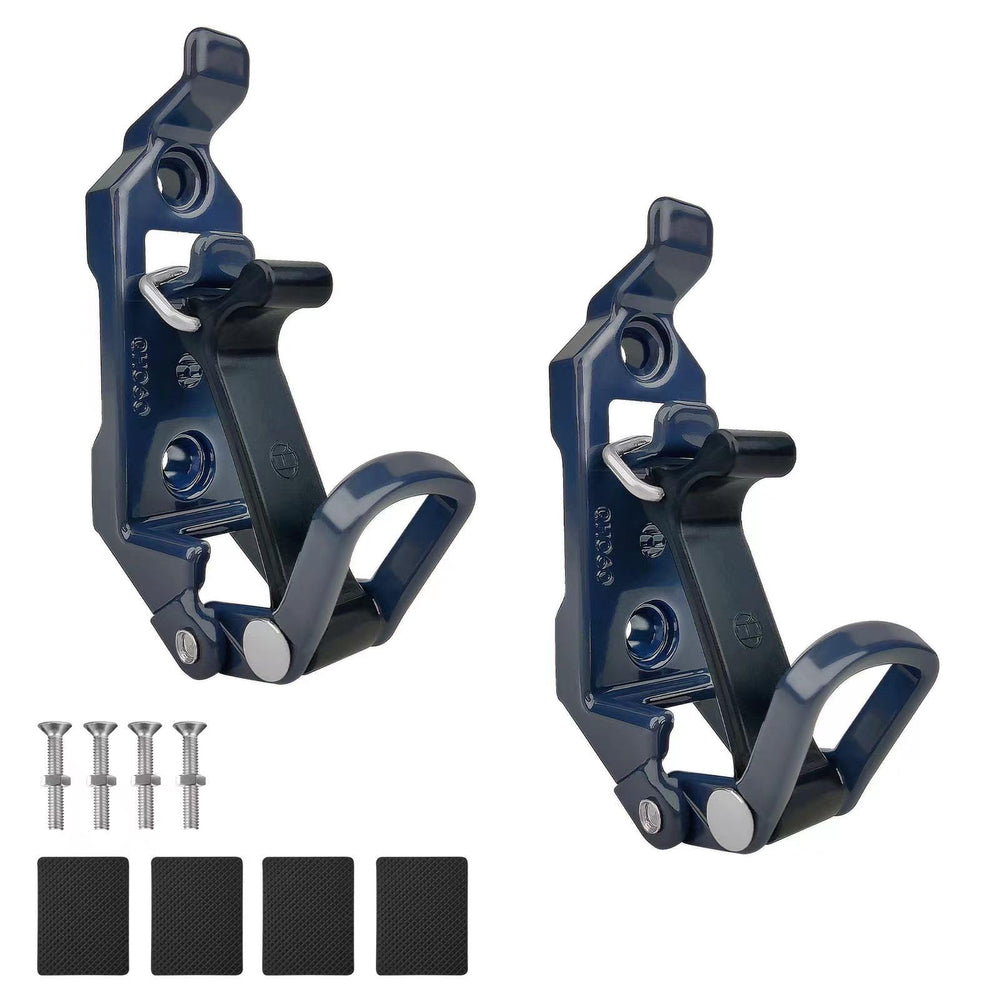Bazen roofrack shovel mount 2pc securing tools on a vehicle for tidy storage
