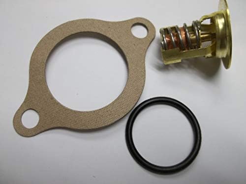 B.B. thermostat kit with OMC/Volvo parts, ready for installation and reliable cooling.