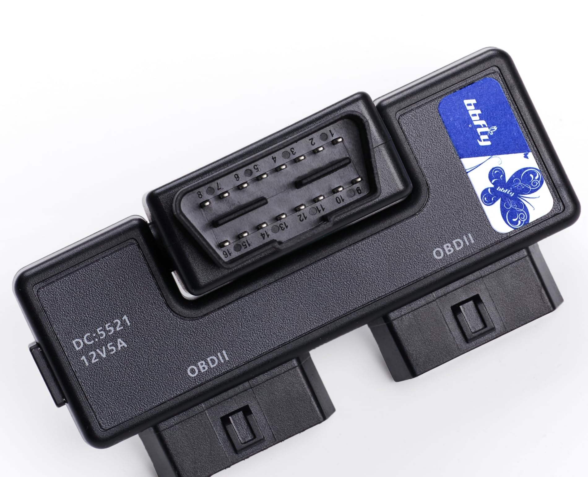 bbfly B33 angled 180-degree port for neat cable management.