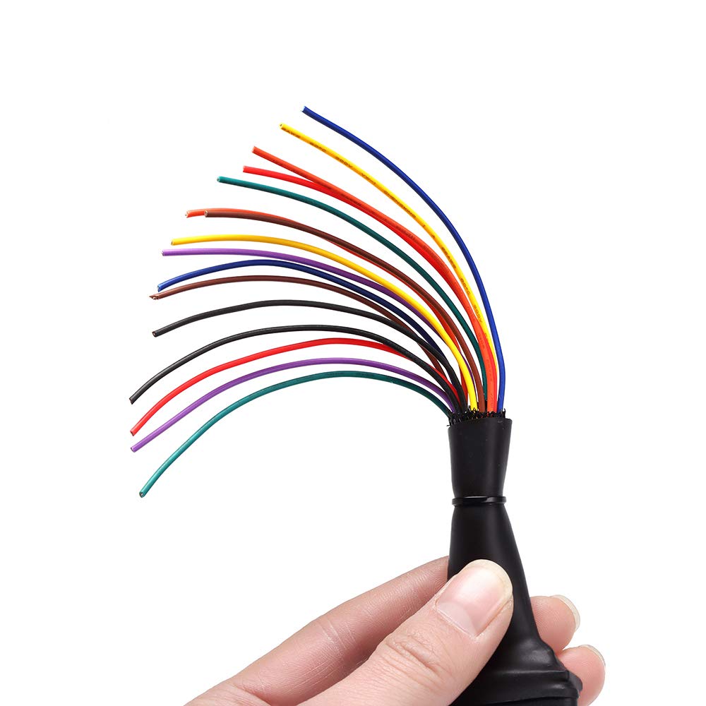 bbfly B6 OBD II passthrough cable avoids ground wires for clean connections