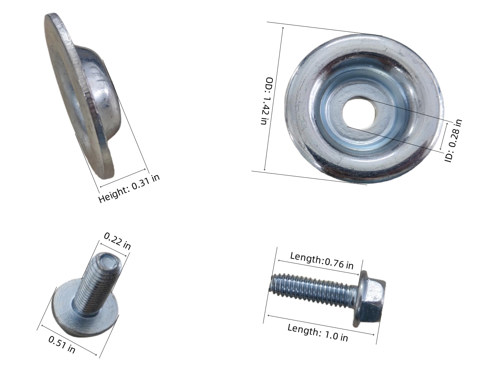 BBMTA skid plate bolts 7518529 provide durable hold for harsh off-road conditions.