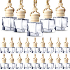 BBTO car air freshener cube bottle ready for essential oils to diffuse pleasant car fragrance.