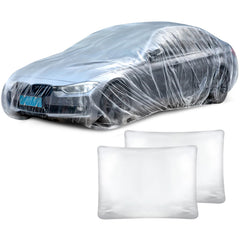 BBTO car cover with elastic band provides secure outdoor protection
