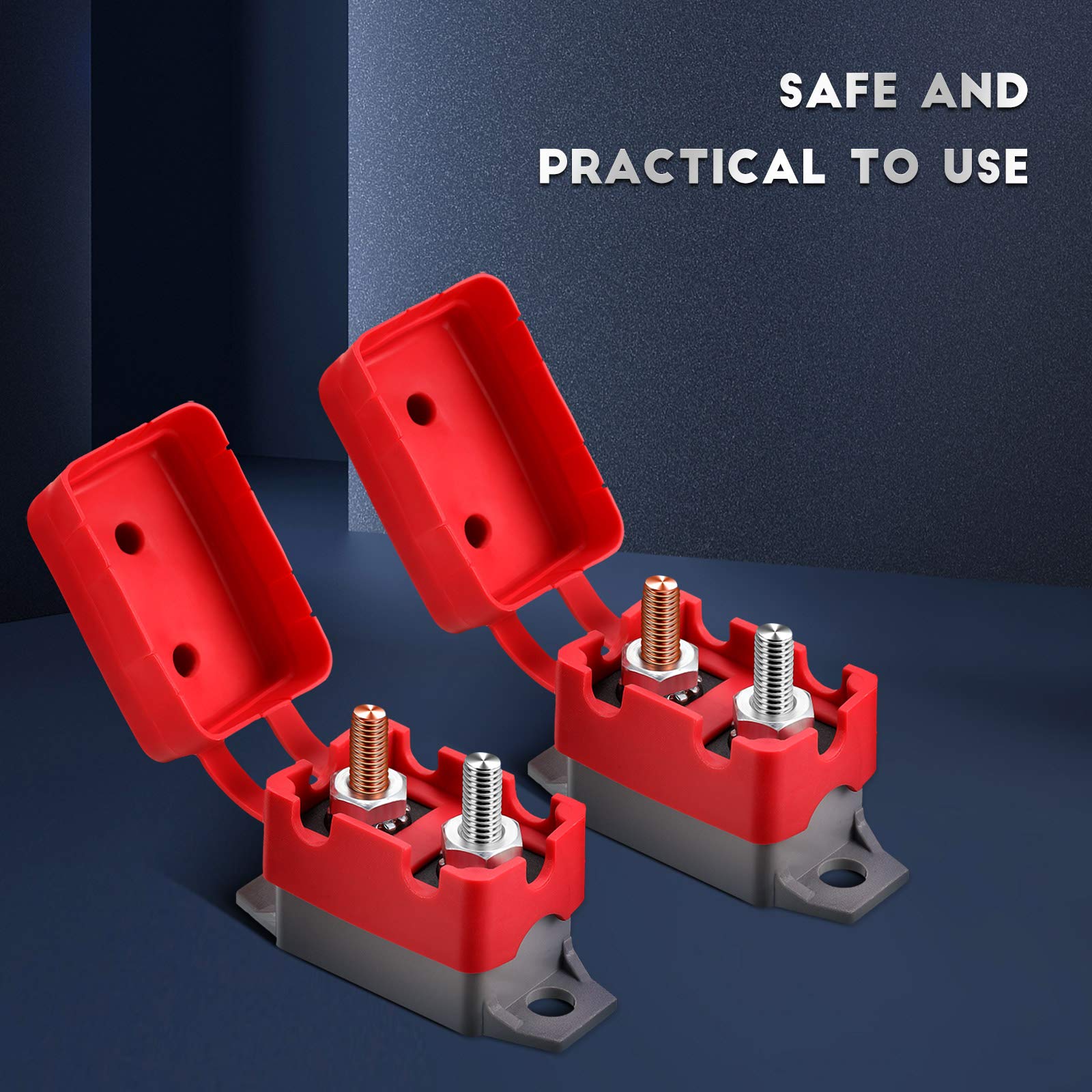 BBTO circuit breaker installed in a vehicle for electrical protection.