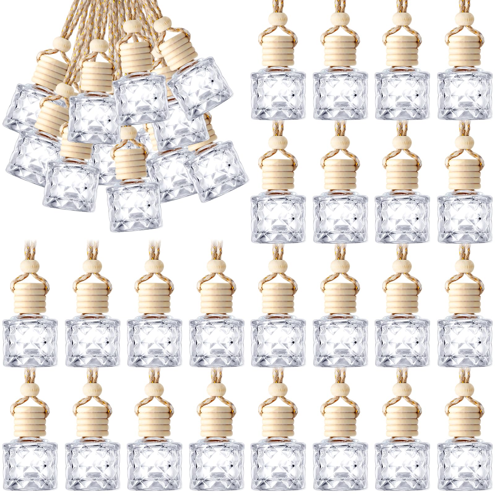 BBTO diamond car diffuser bottle for easy scent refreshment