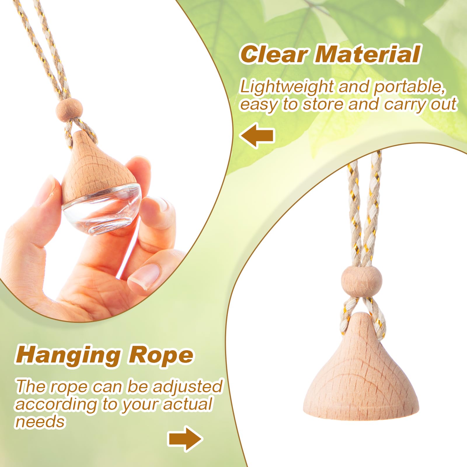 BBTO wooden-cap bottle with inner plug for spill-free diffusion.