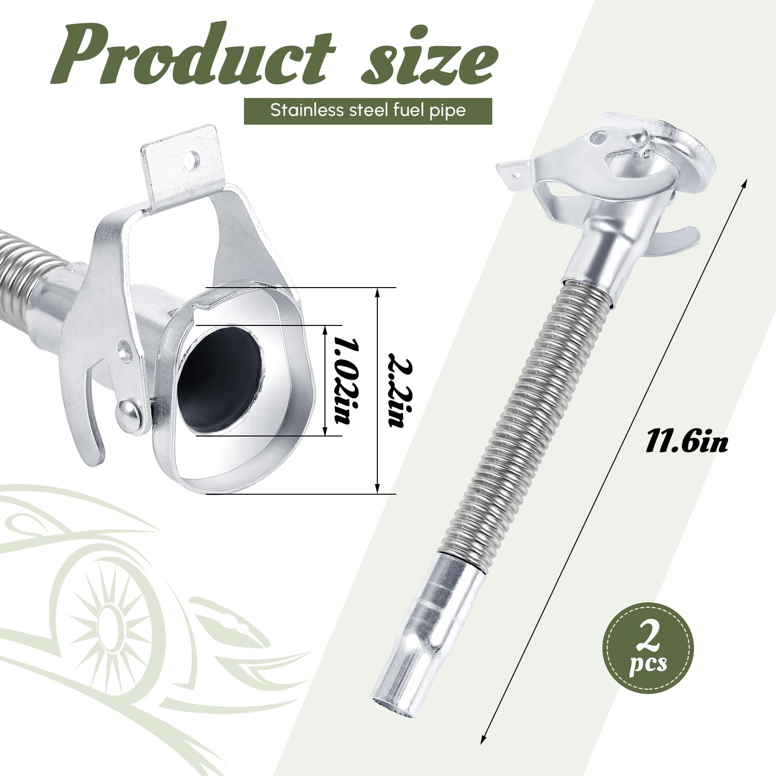 BBTO long nose spout offers smooth, precise pouring for diverse containers.