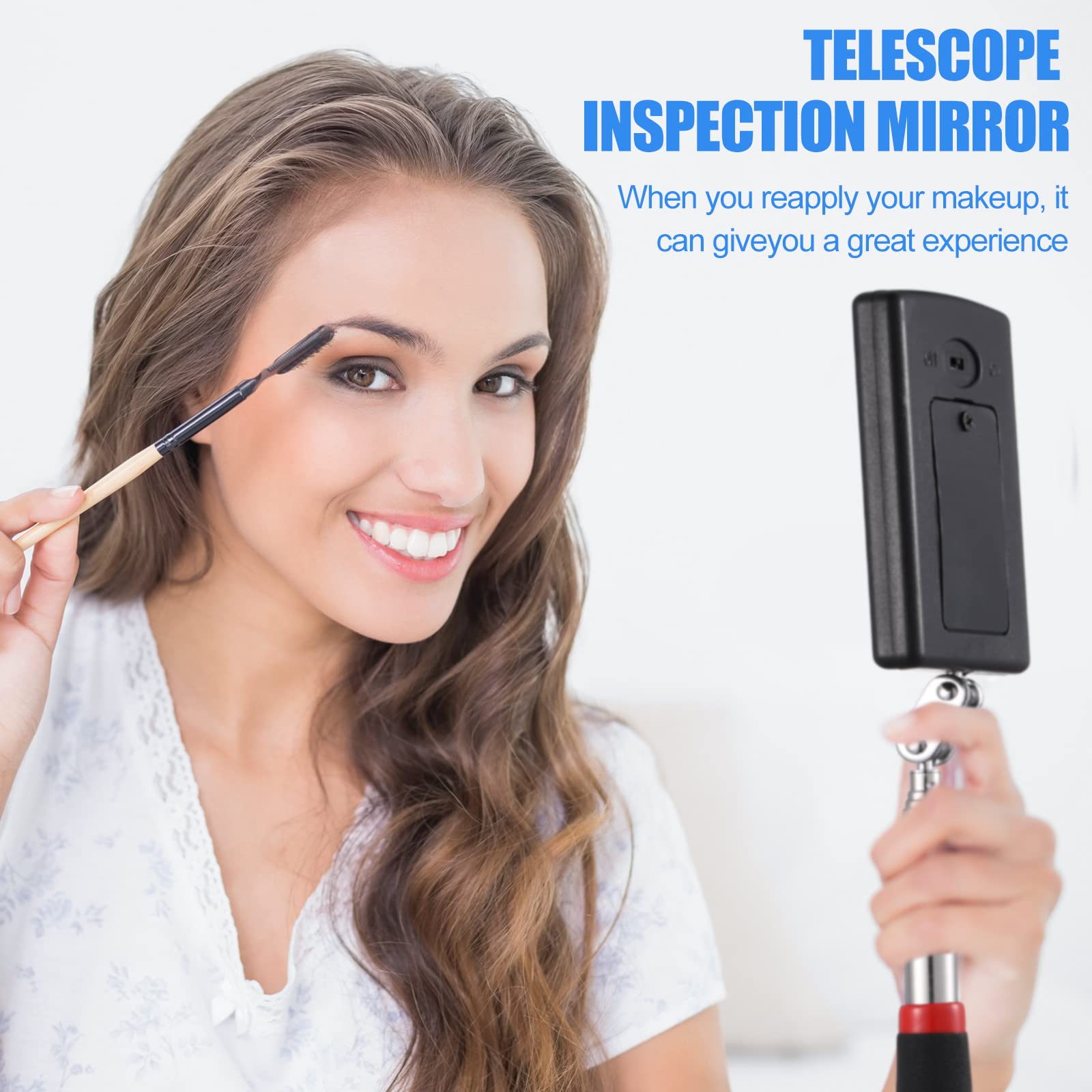 BBTO rotating neck inspection mirror for easy angle adjustments