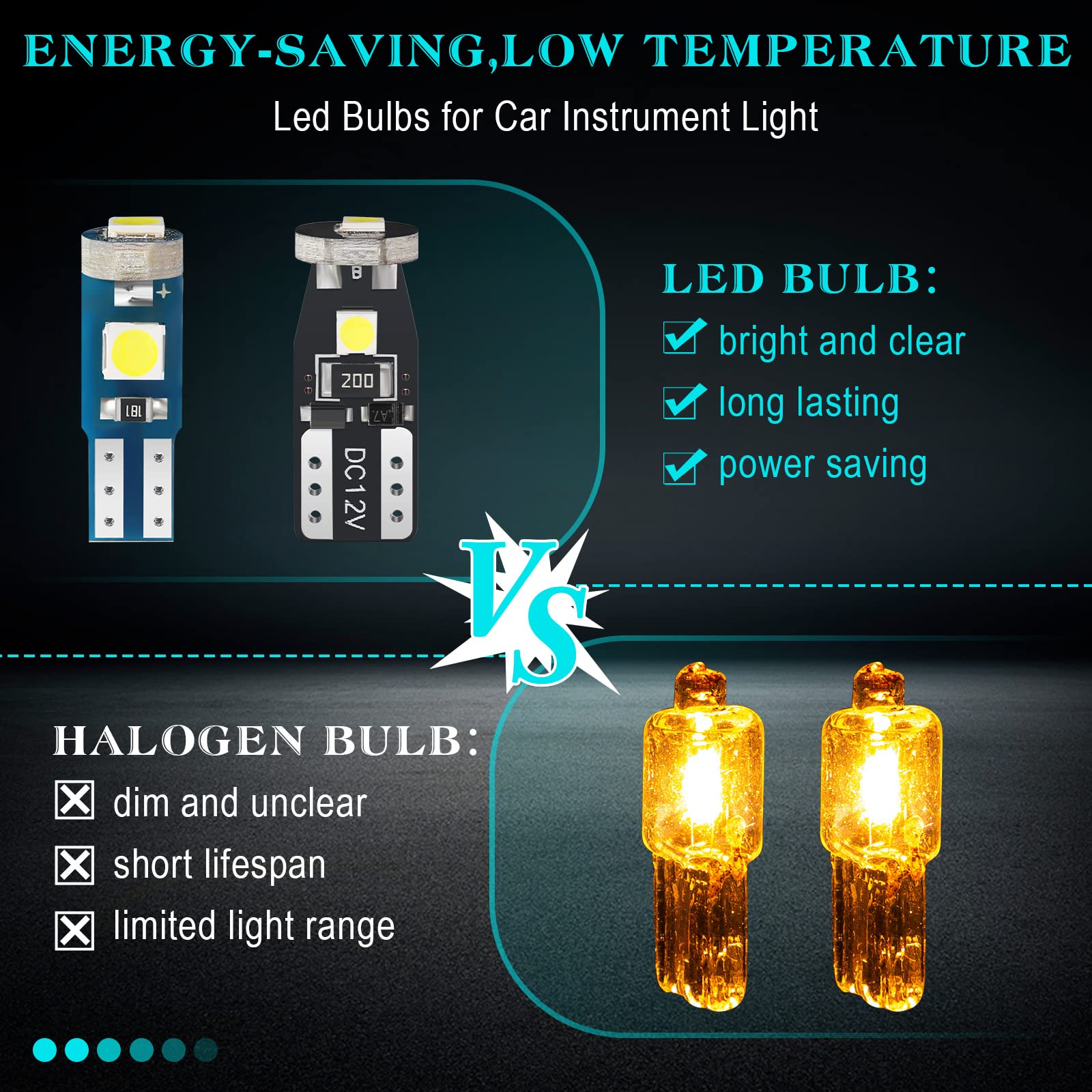 BBTO white dashboard lighting enhances map and overhead lights