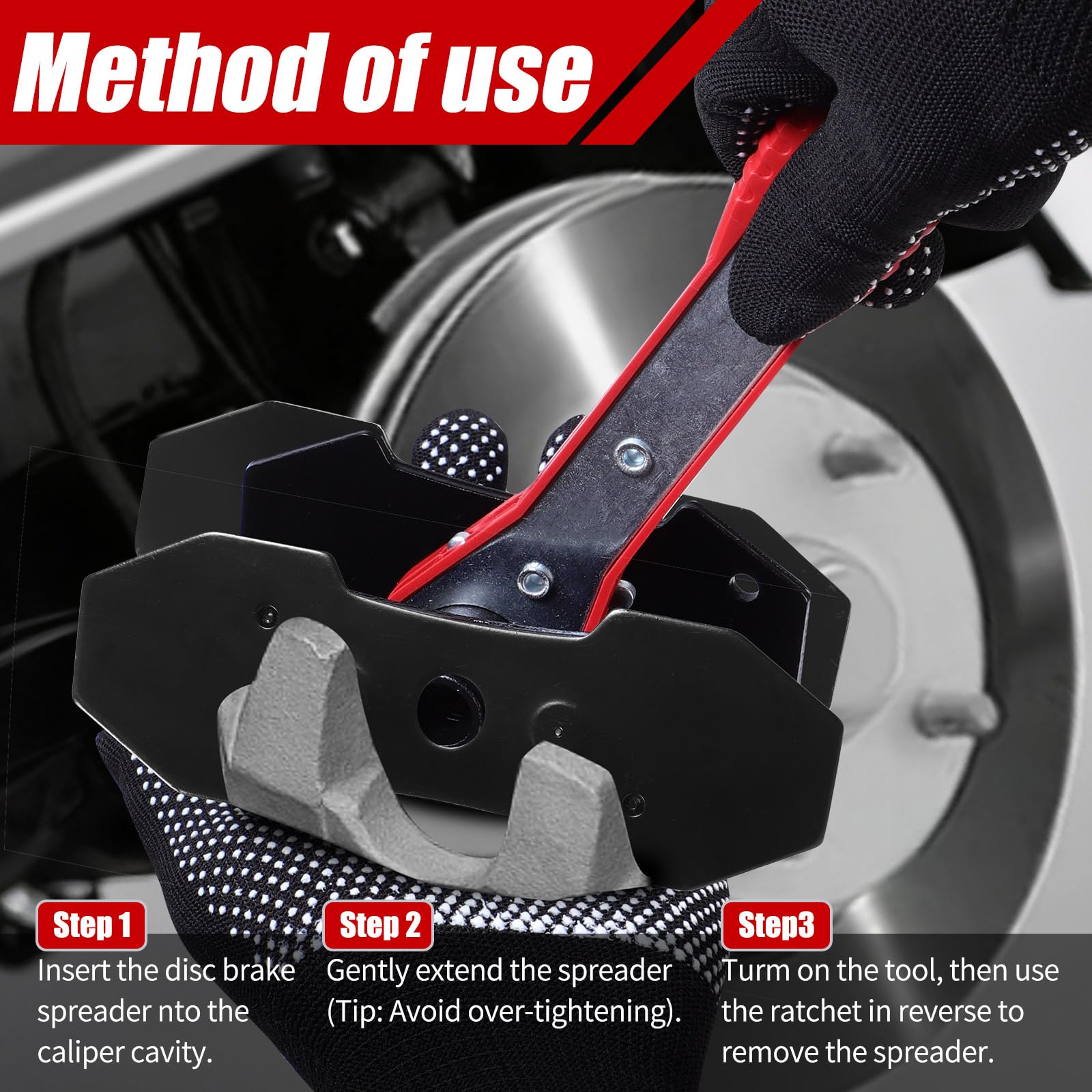 BCJCLTS dual-piston caliper compressor handles larger movement with ease