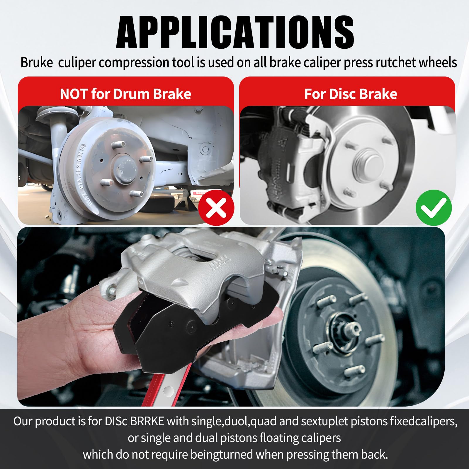 BCJCLTS high-strength carbon steel tool withstands repeated brake jobs