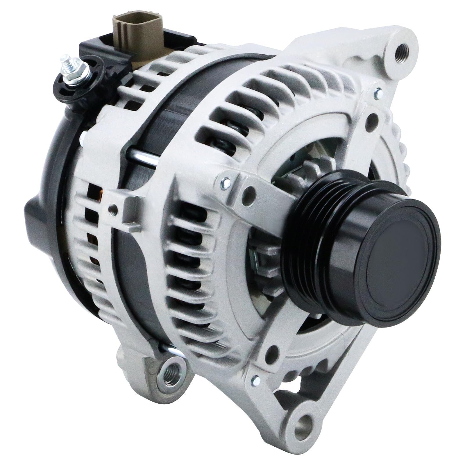 BDeli 11516N alternator label displays model numbers for quick compatibility checks during installation.