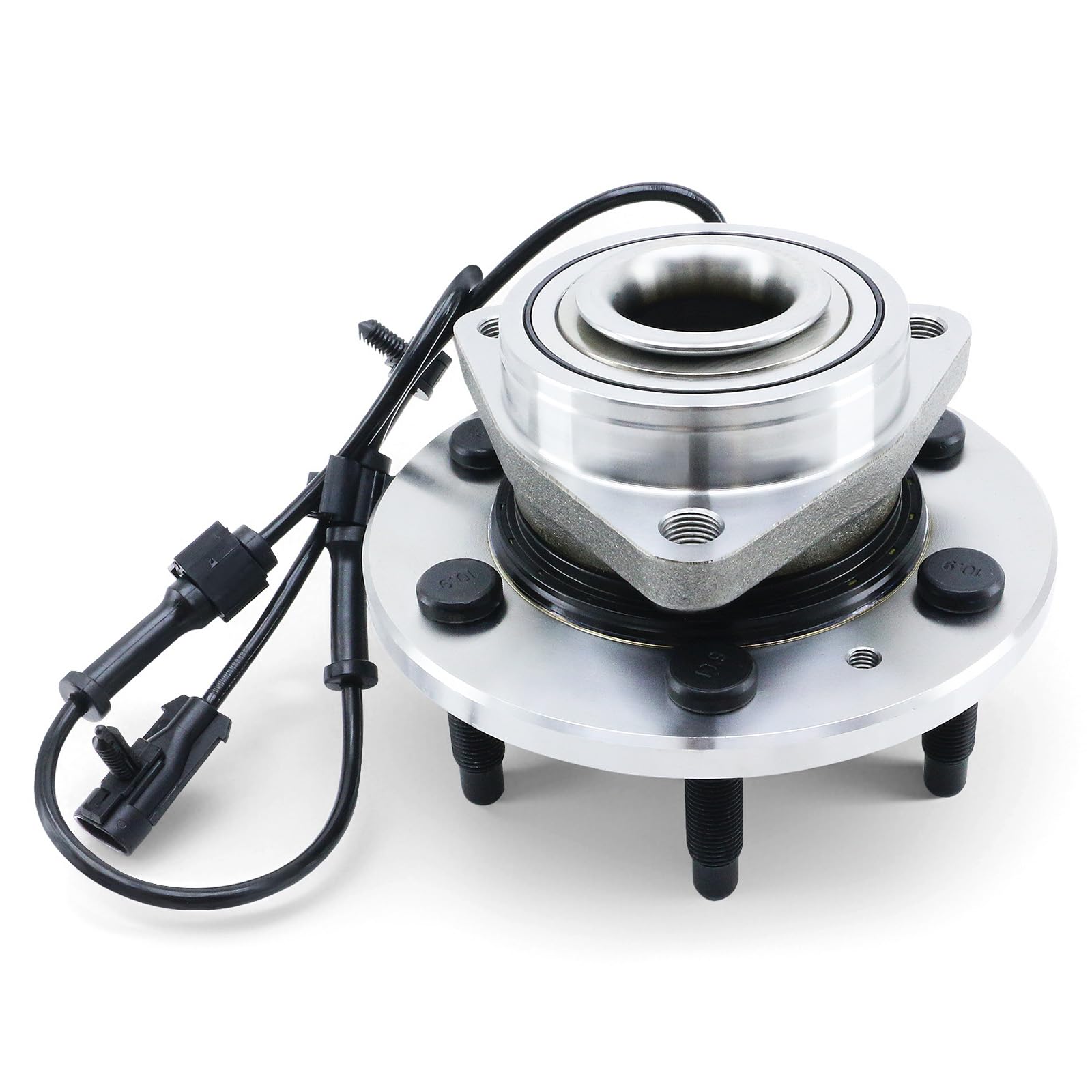 BDELI 515036 front hub assembly closeup highlights precise fit for quiet operation.