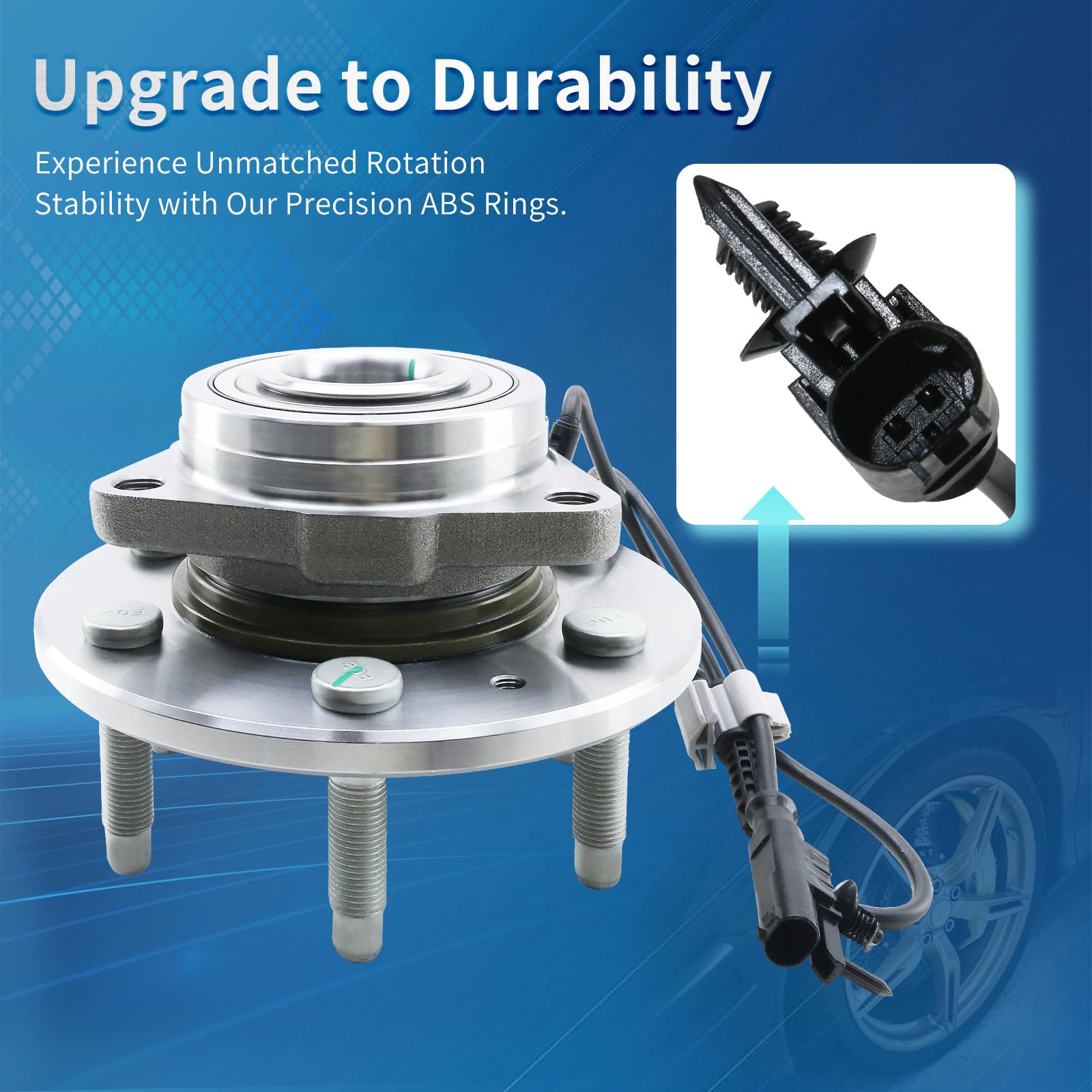 BDeli ABS sensor wire and connector supports accurate wheel speed data
