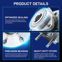 BDELI ABS sensor wire-equipped hub compatible with modern braking systems.