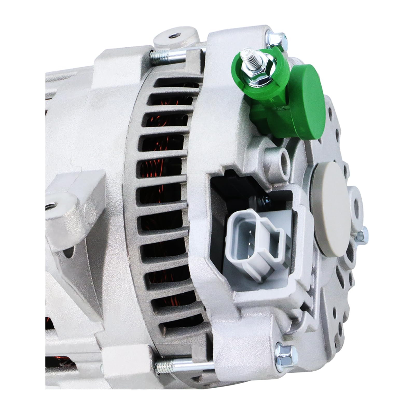 BDeli alternator for Lincoln Mark LT, rear view, durable replacement
