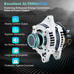 BDeli alternator side view highlighting compact design for tight engine bays