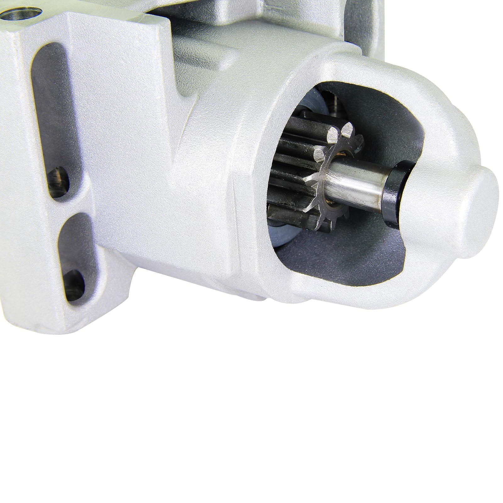 BDELI starter engine-bay view showing compact size for tight spaces