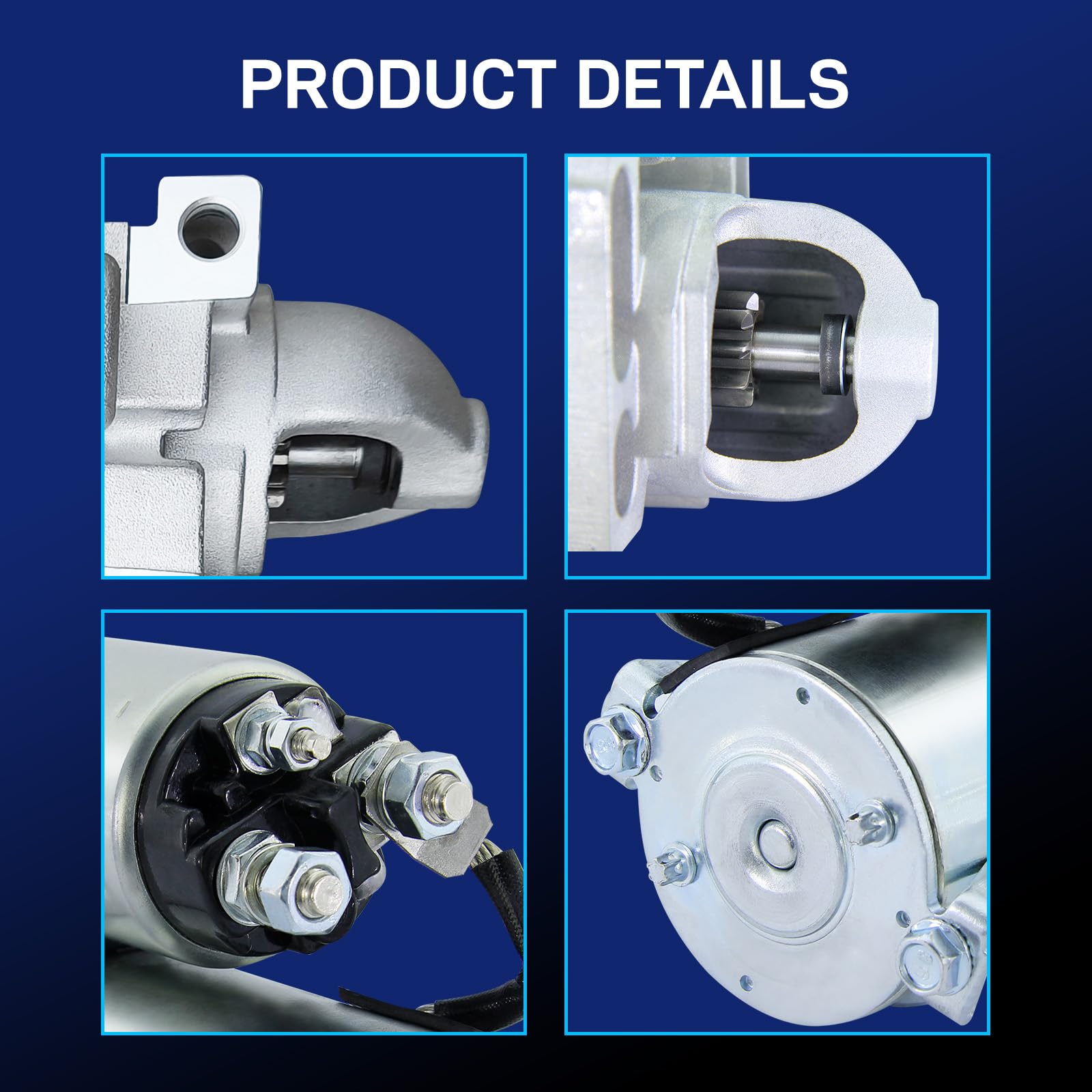 BDeli starter fit Cadillac Escalade 03-05, precise fit for seamless engine start.