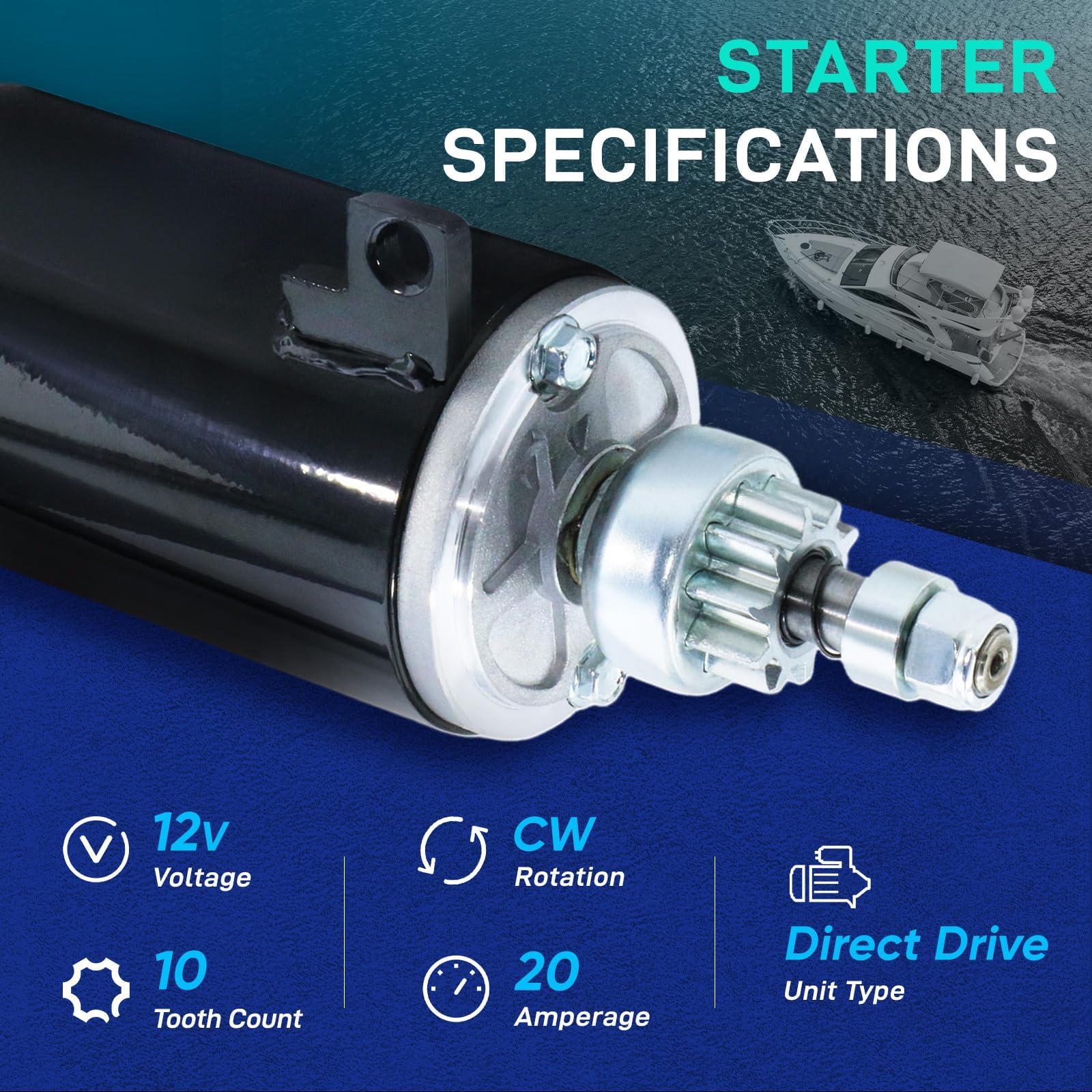 BDeli ISO 9001 and IATF 16949 certifications label on starter