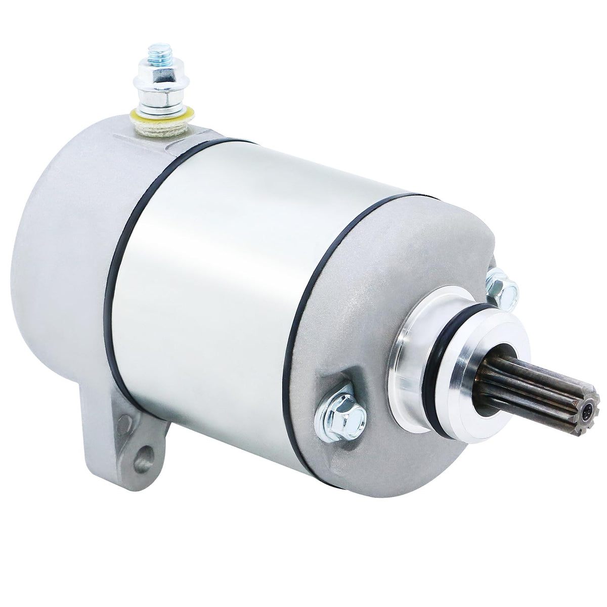 BDELI starter replacement for Honda Rancher 350 front view promising reliable starts.