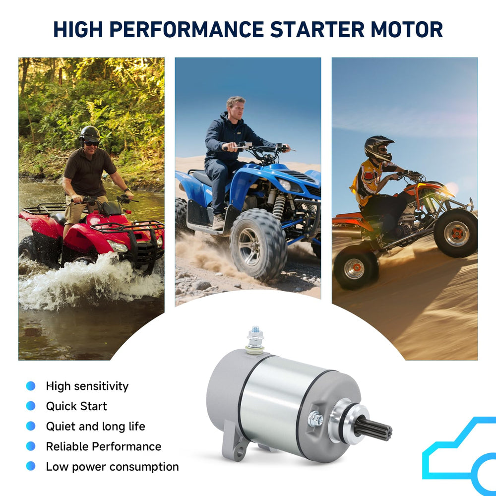 BDELI starter replacement kit for 00-06 Rancher 350, clearly labeled.