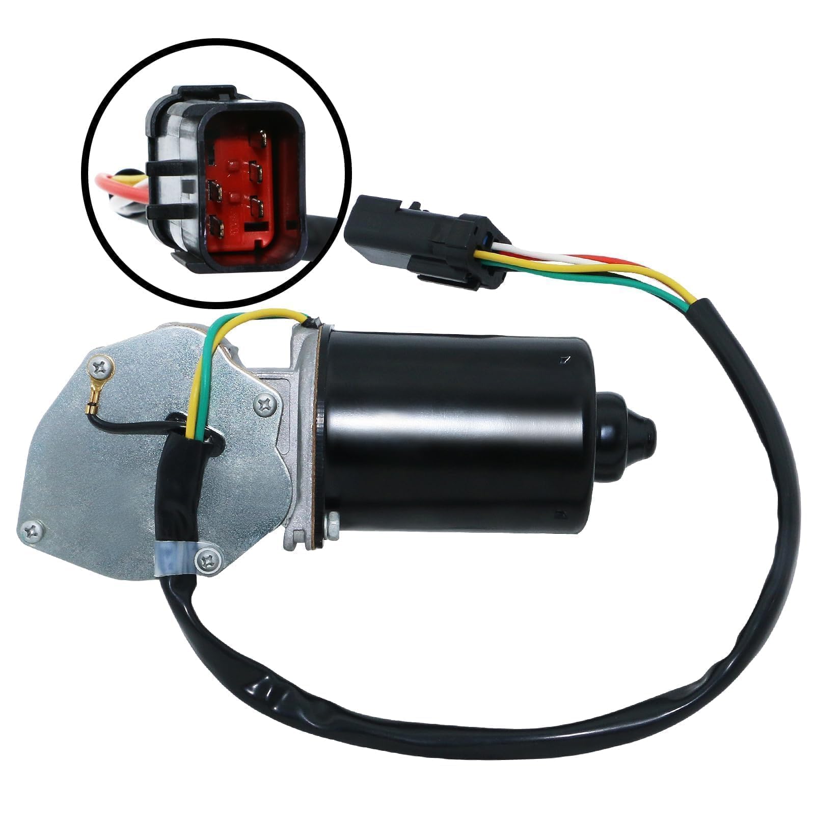BDELI wiper motor top cover close-up emphasizing durable housing