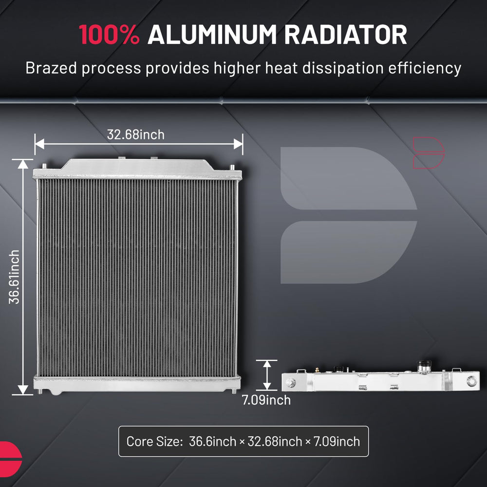 BDFHYK 12-inch fans included for boosted airflow and cooling performance.