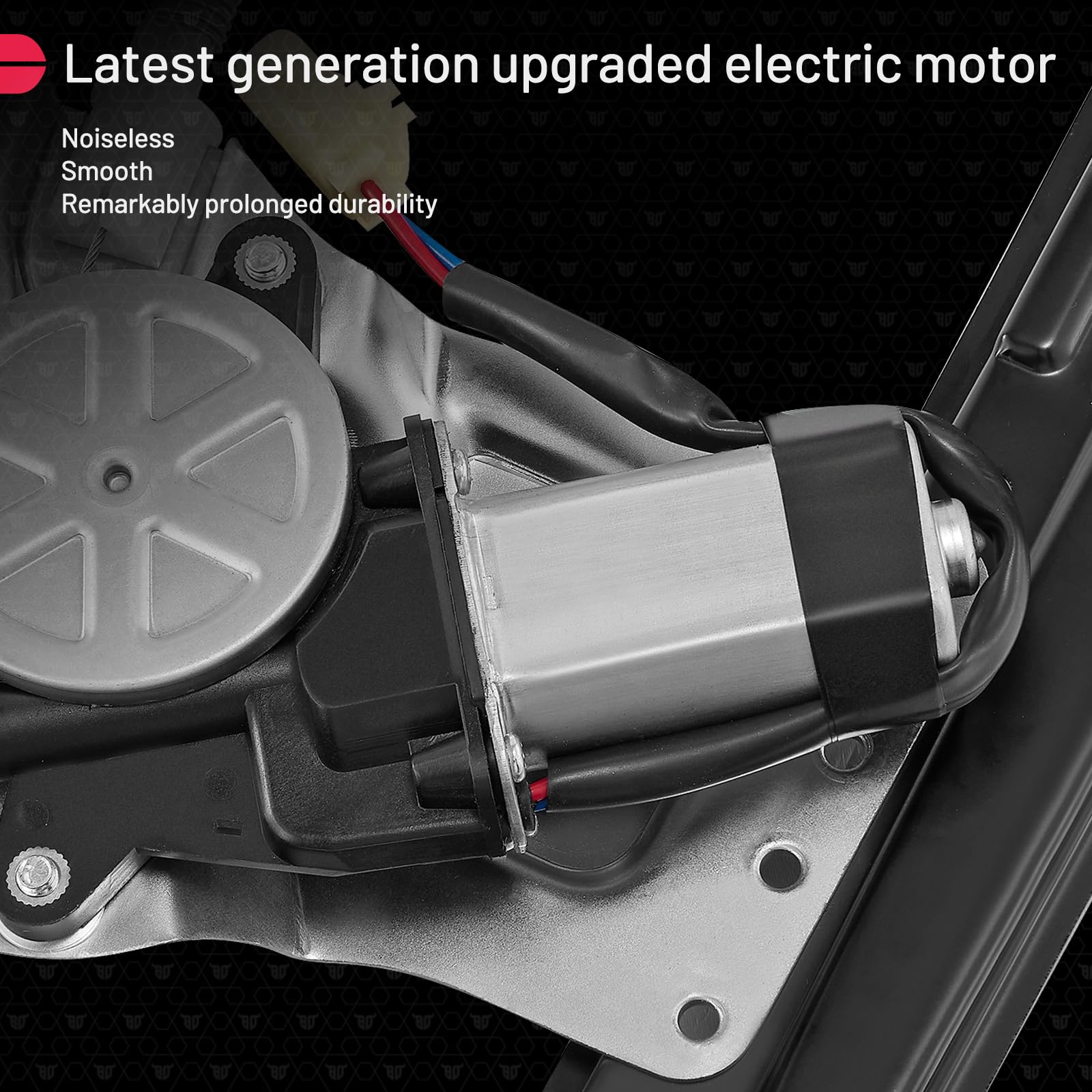 BDFHYK tension-springs design, minimizes binding during long window use.
