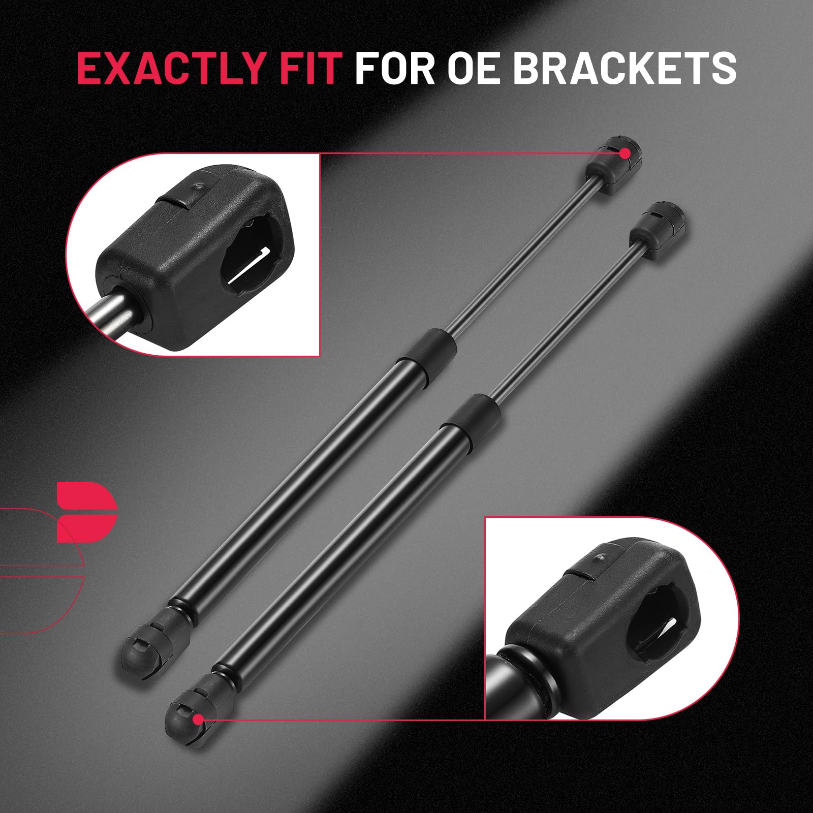 BDFHYK C1610176 14in rear window lift supports balanced movement