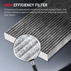 BDFHYK activated carbon cabin filter for RVR supports dust filtration in cabin air