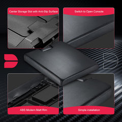 BDFHYK center console lid for Suburban with soft leather feel and driving comfort