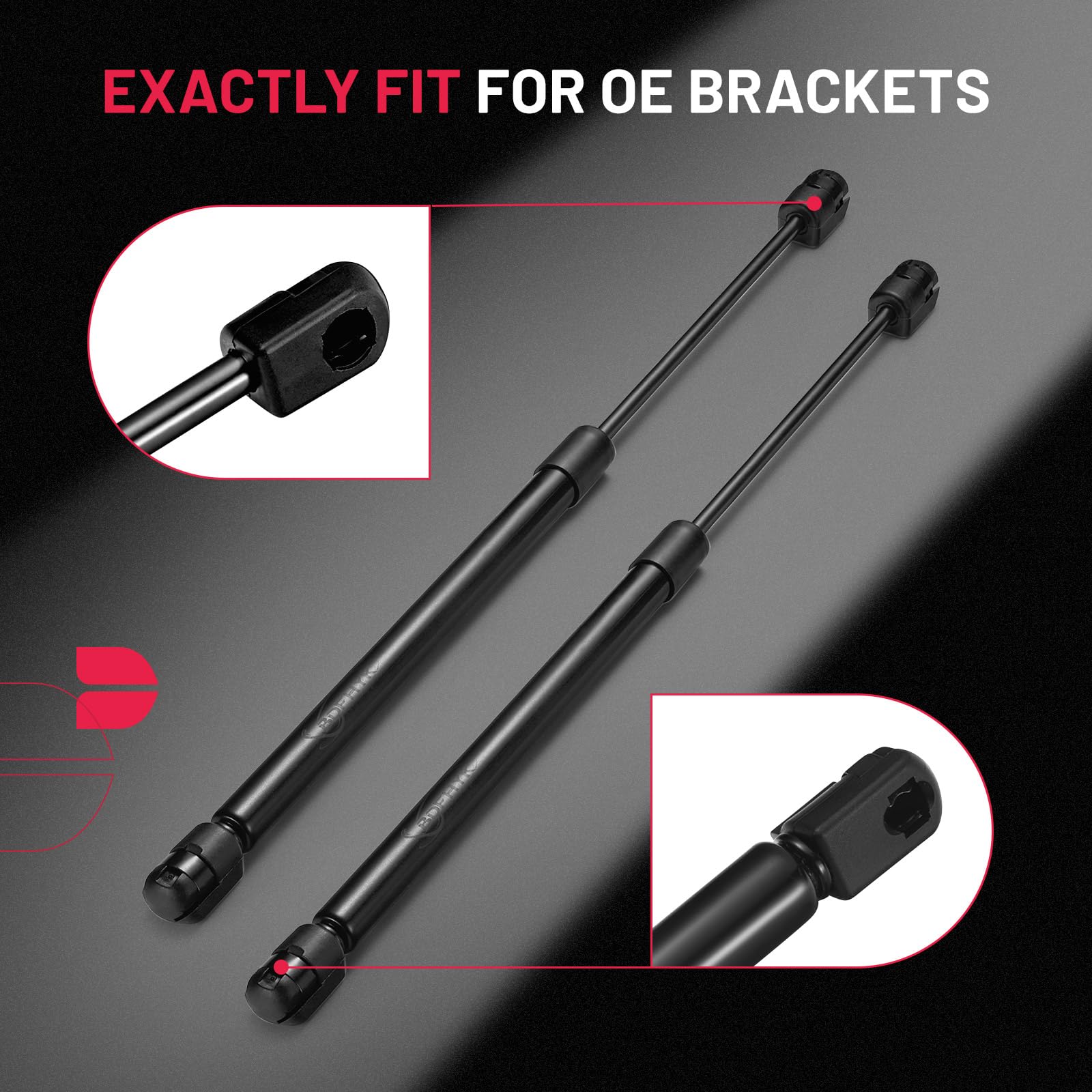 BDFHYK easy install gas struts highlighting DIY friendly mounting