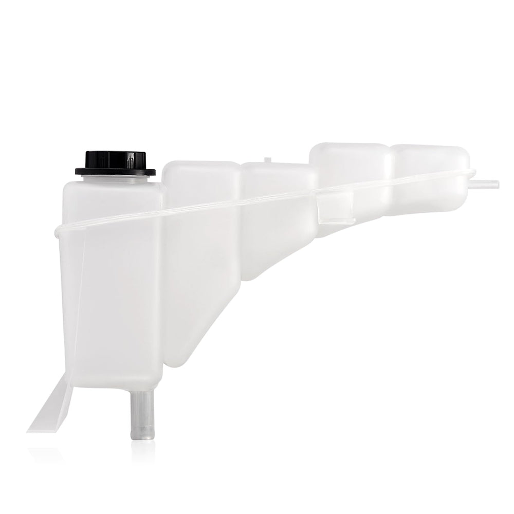 BDFHYK engine coolant reservoir closeup with durable OE-grade construction for Ford Super Duty.