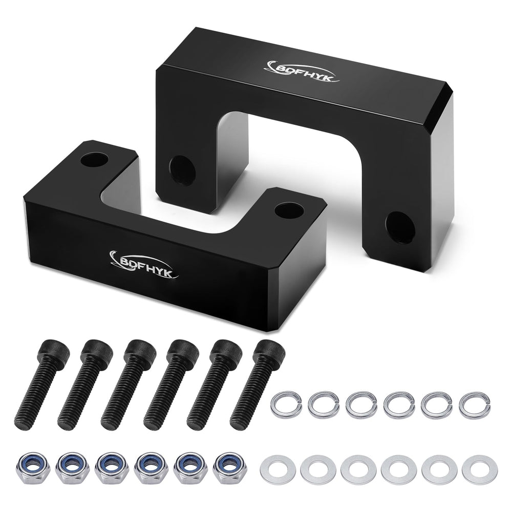 BDFHYK front leveling 2.5 lift for Silverado improves stance and clearance.