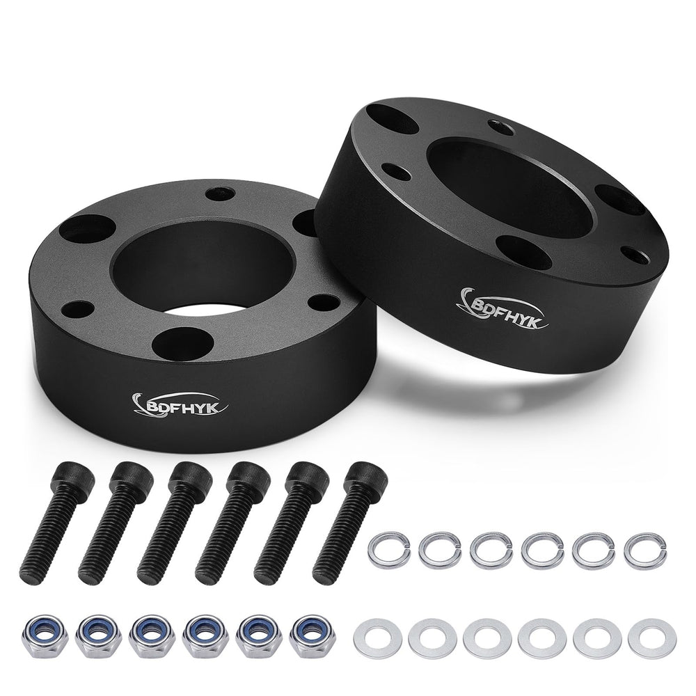 BDFHYK front leveling 3in kit on Silverado enhances stance and tire clearance