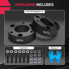 BDFHYK 3in leveling kit for Tahoe adds fender clearance and rugged presence