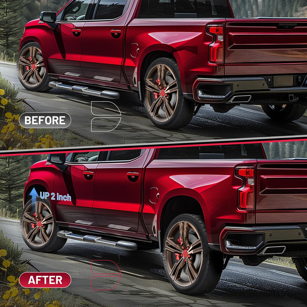 BDFHYK leveled front end delivers balanced look and enhanced road presence.