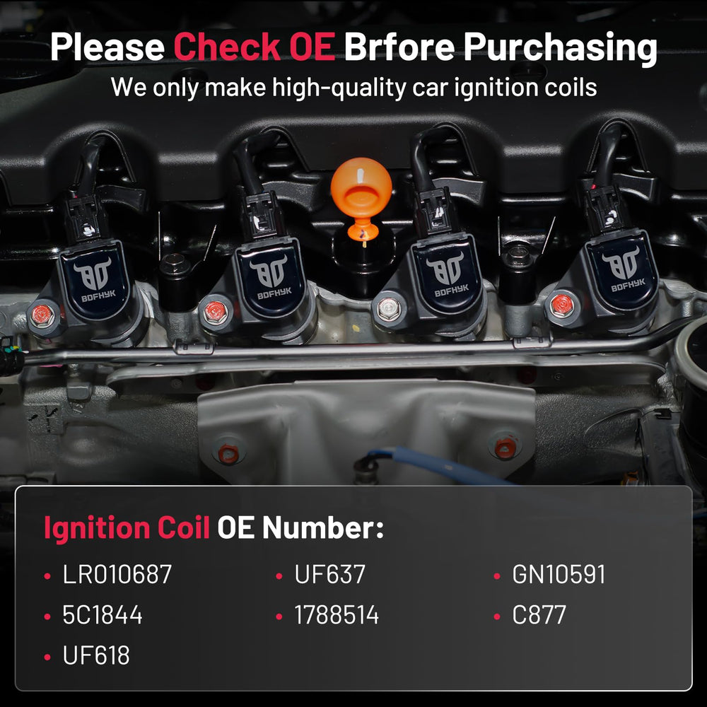 BDFHYK ignition coil pack for Range Rover 5.0L V8 enhances power consistency