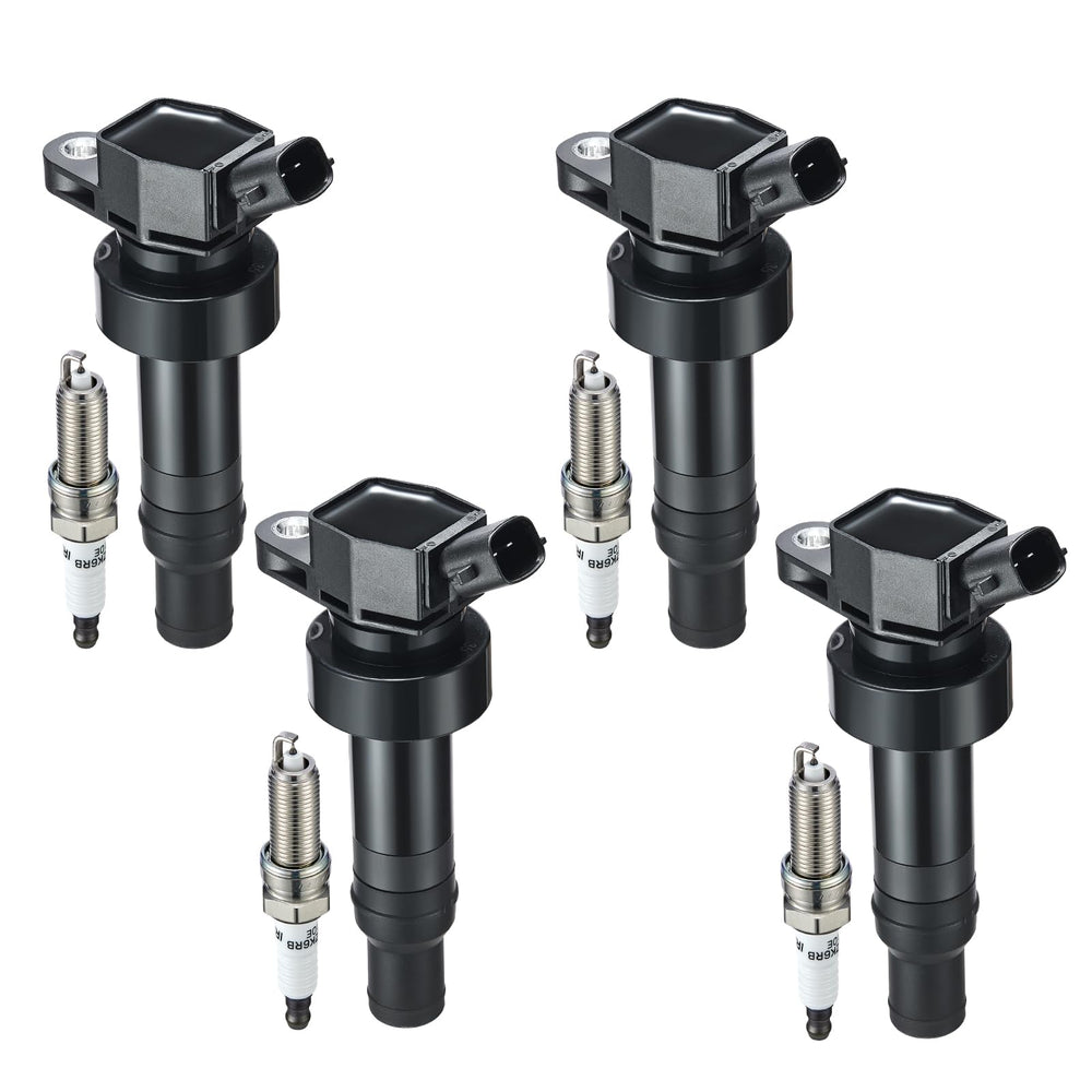 BDFHYK ignition coil pack UF652 close-up highlighting durable silicon steel construction.