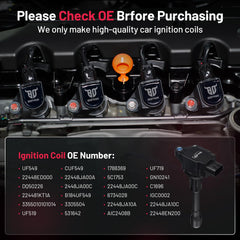 BDFHYK UF549 ignition coil for Nissan Sentra 4-pack delivers steady power