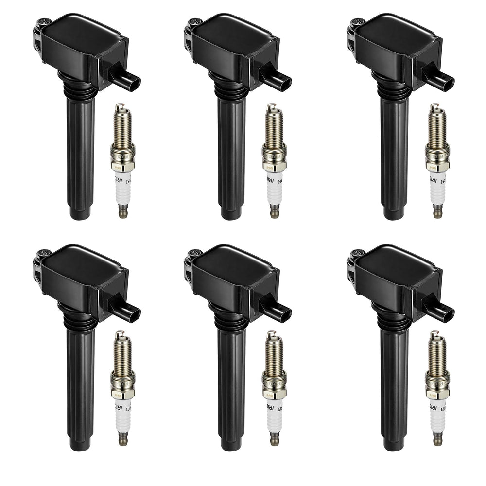 BDFHYK ignition coil UF648 closeup highlights durable silicon steel construction