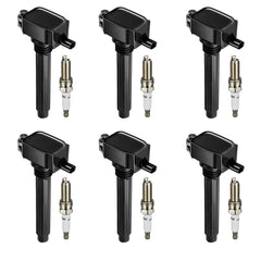 BDFHYK ignition coil UF648 closeup highlights durable silicon steel construction