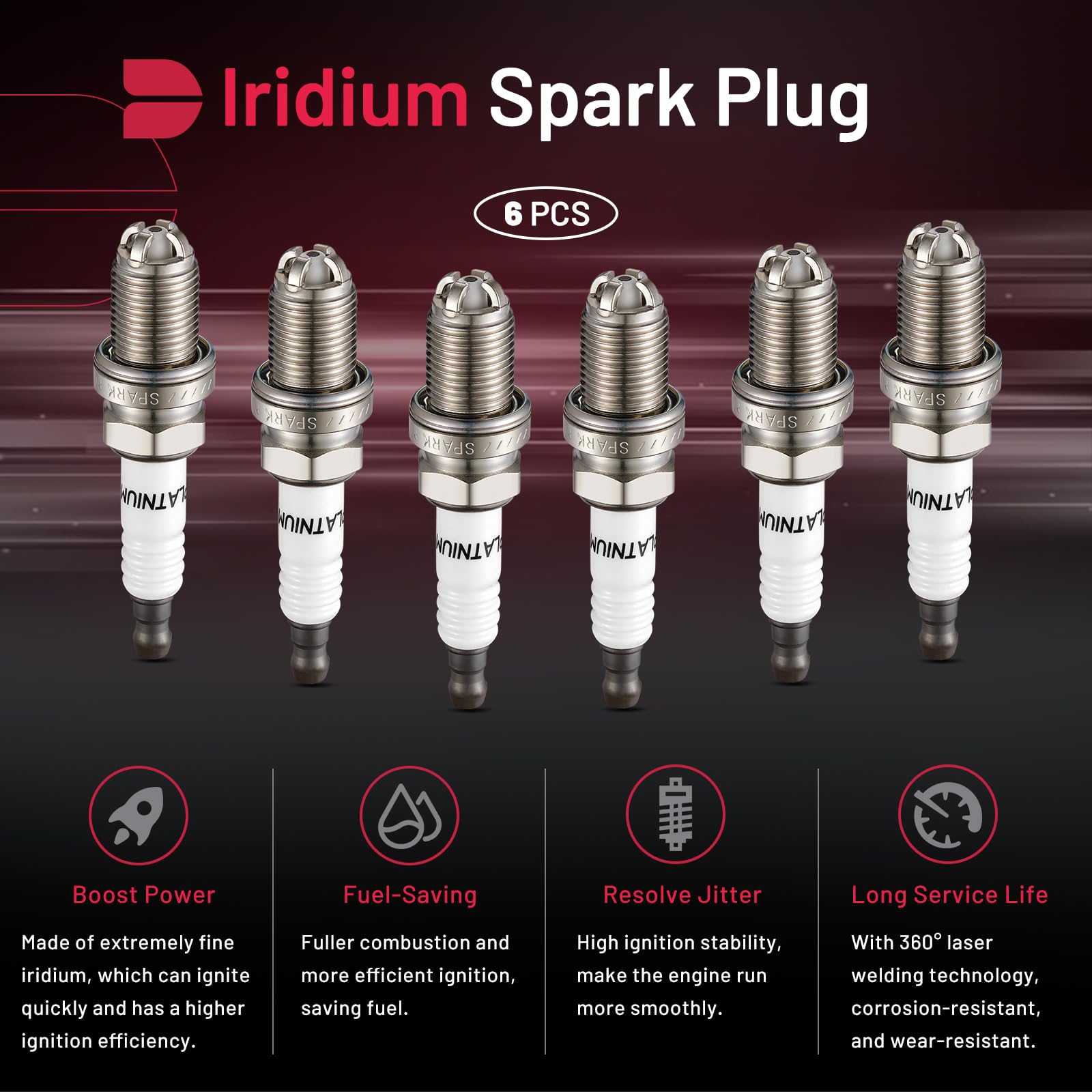 BDFHYK iridium spark plug compatibility with BMW and other models.