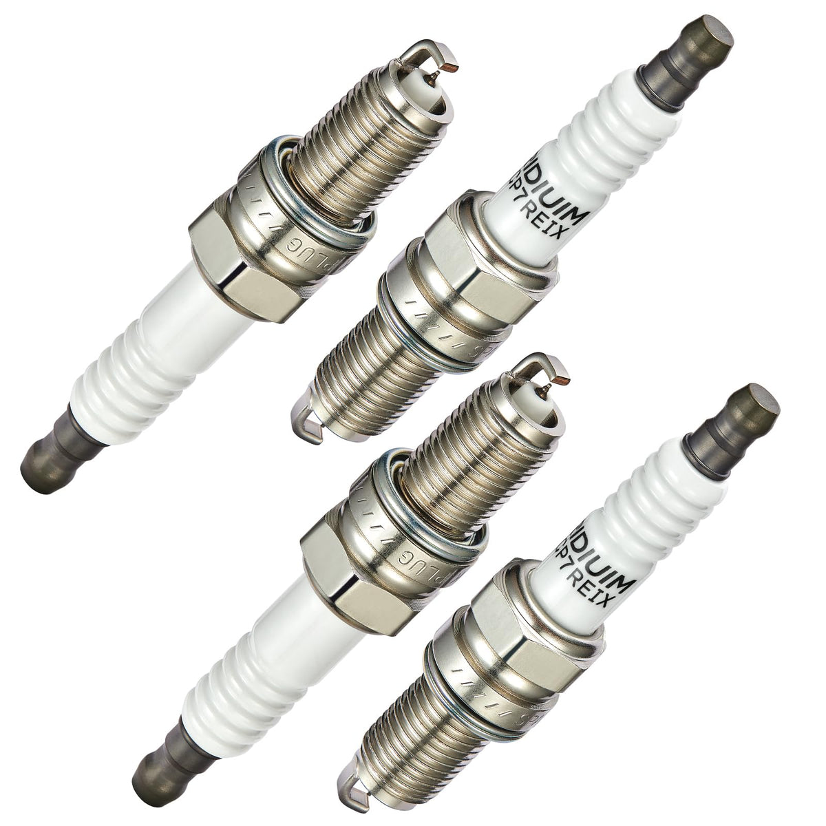 BDFHYK iridium spark plug set for Harley Sportster, precise ignition potential.