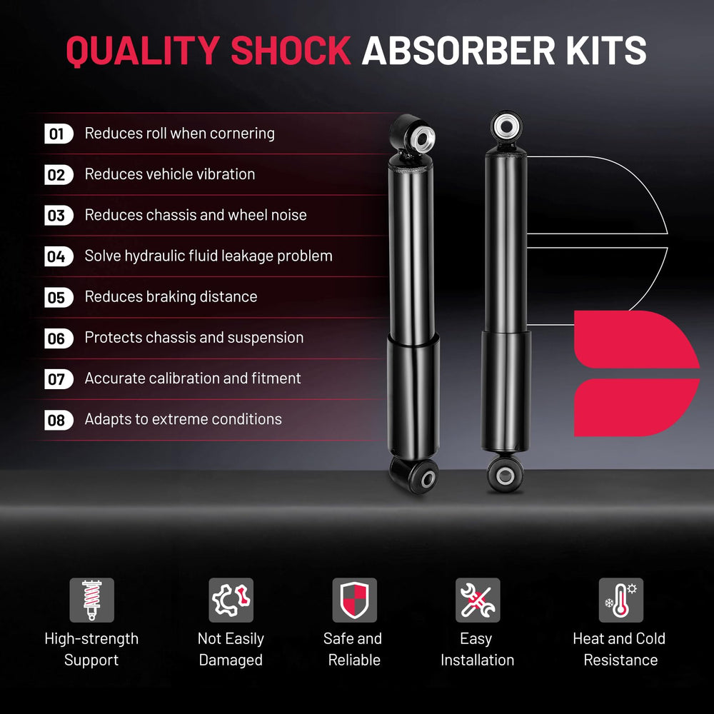 BDFHYK rear shocks for Kia Forte 2014-2018 yield durable, reliable damping