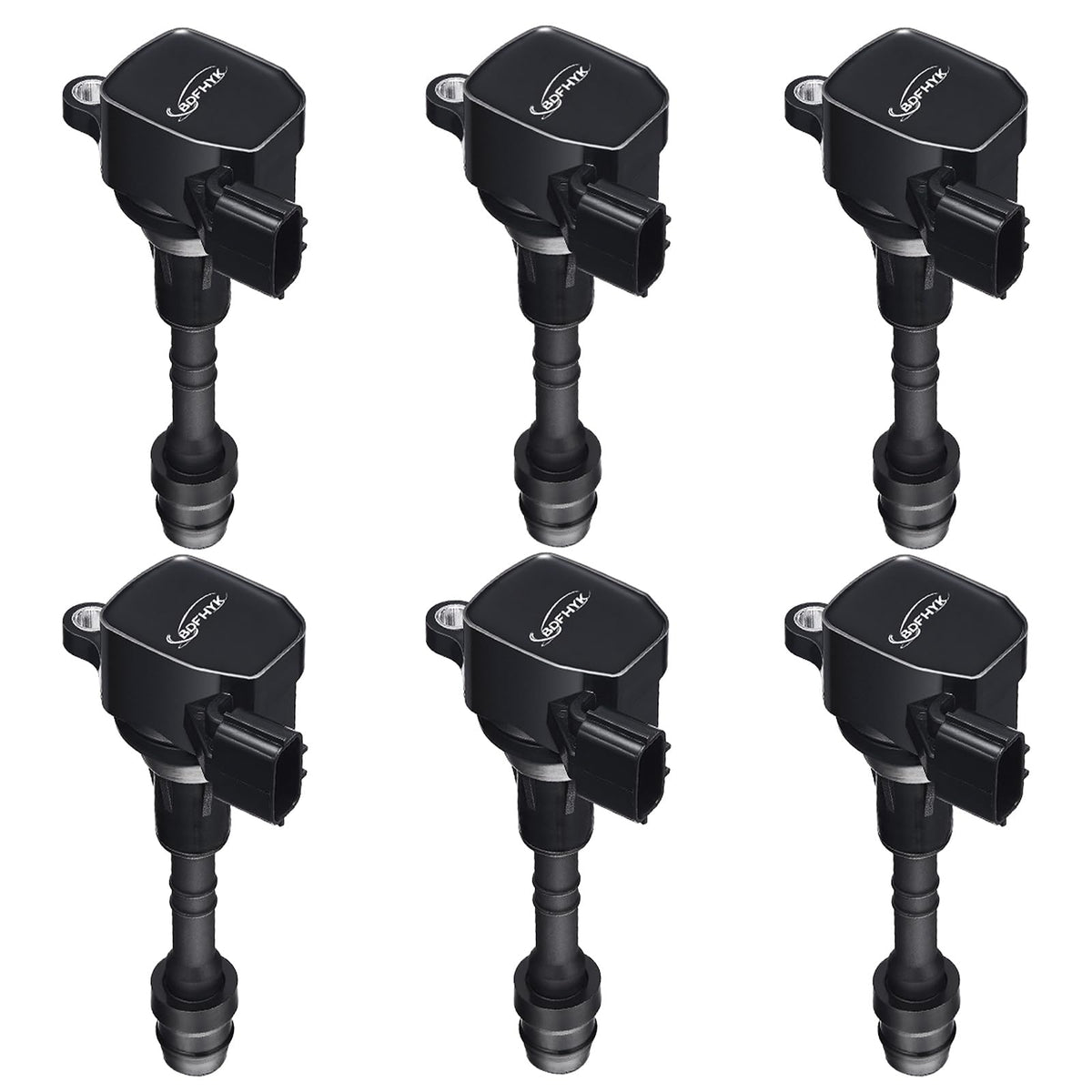 BDFHYK UF349 ignition coil close-up highlighting robust construction for reliable ignition.