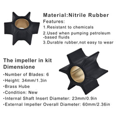 BDFHYK water-pump impeller kit parts providing complete replacement components