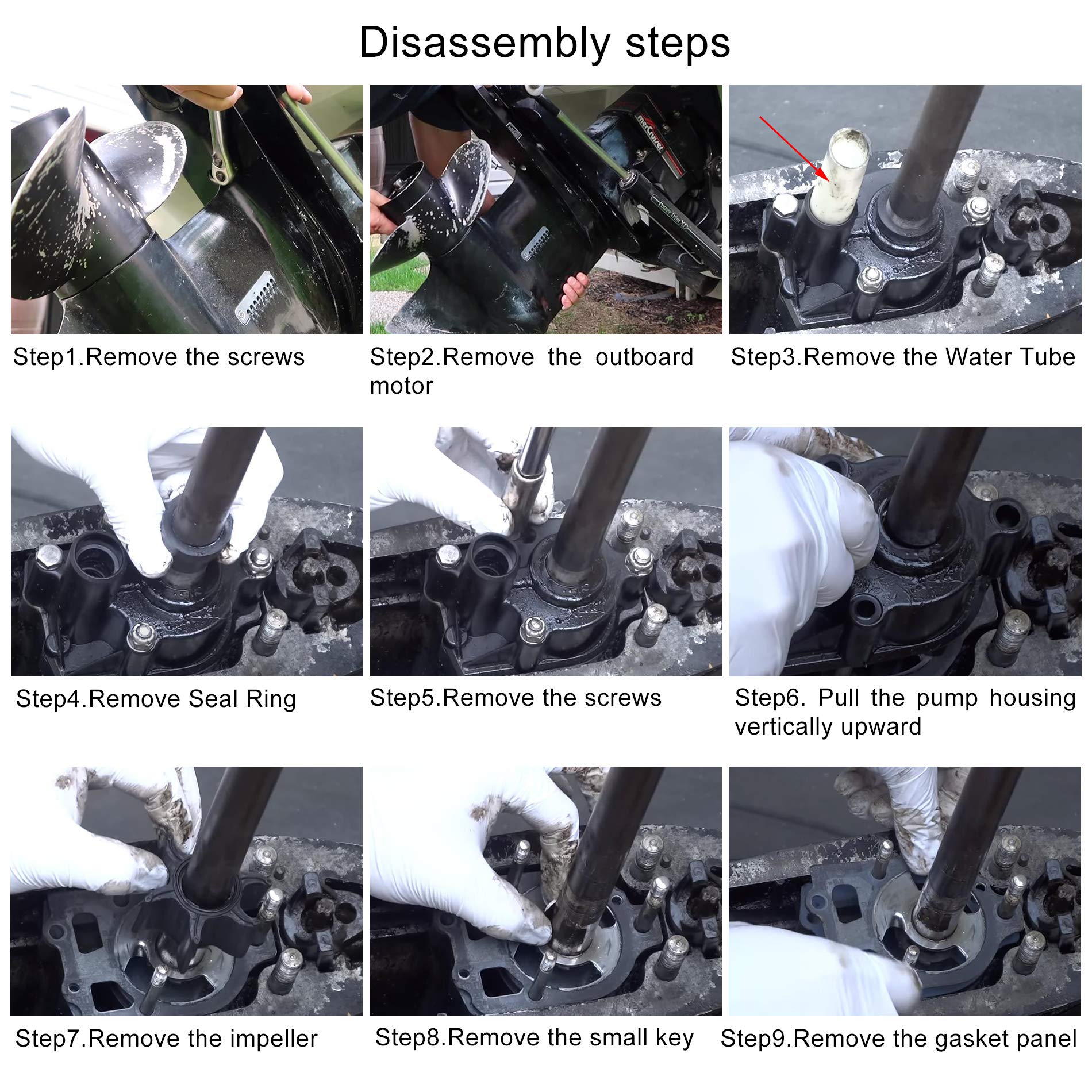 BDFHYK water-pump kit replaces multiple parts for DIY maintenance